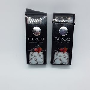 Ciroc garnish picks
